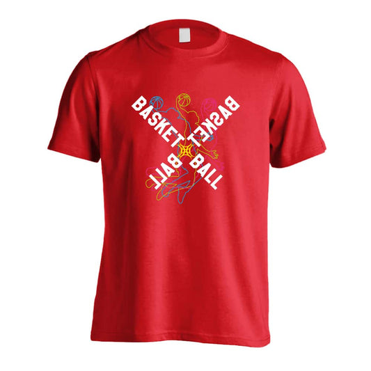 バスケットボール ネオンスタイルのクロスBASKETBALL 吸水速乾ドライTシャツ