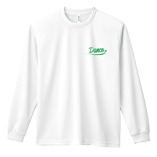 ダンス スマイルダンスロゴ 吸水速乾ドライロングTシャツ