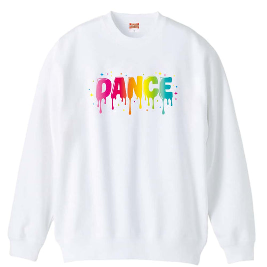 ダンス カラフルドリップDANCE 裏パイルスウェットトレーナー