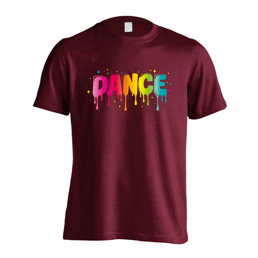 ダンス カラフルドリップDANCE 吸水速乾ドライTシャツ