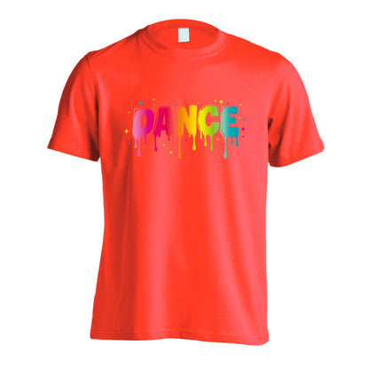ダンス カラフルドリップDANCE 吸水速乾ドライTシャツ