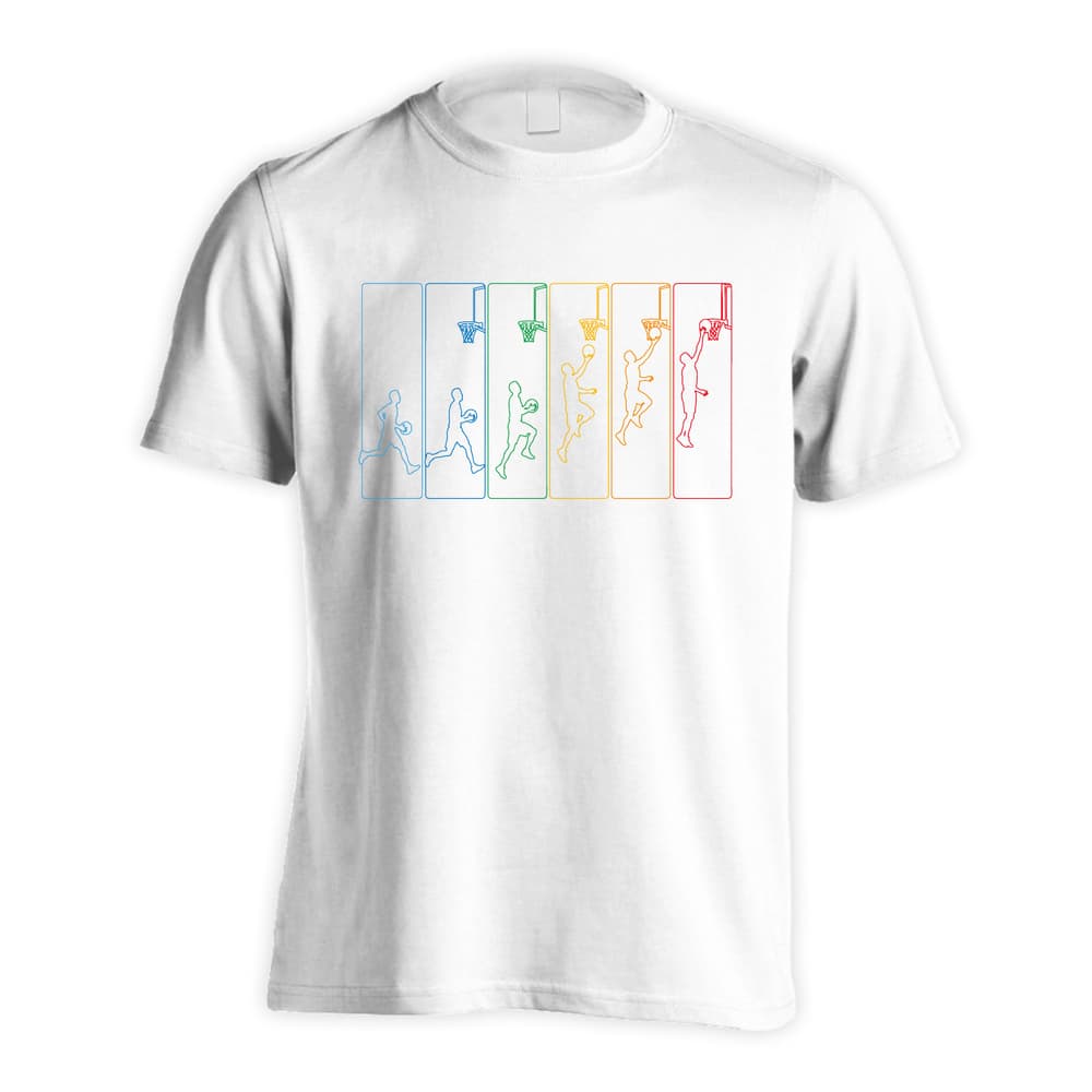 バスケットボール レイアップ アニメーション 吸水速乾ドライTシャツ