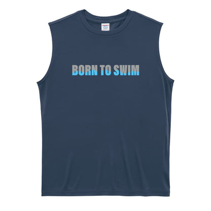 水泳 BORN TO SWIM リサイクルポリエステル ノースリーブシャツ