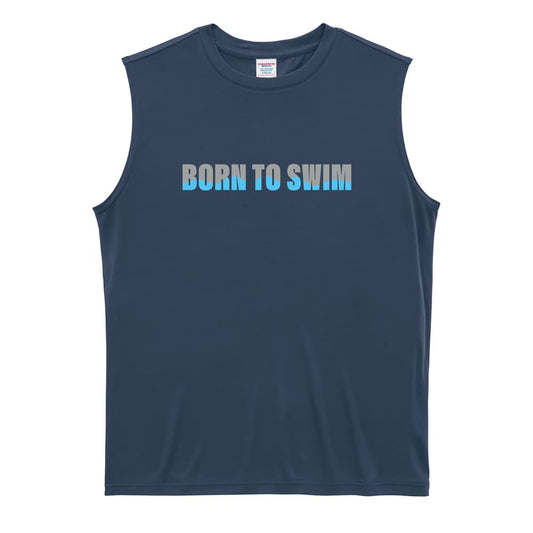水泳 BORN TO SWIM リサイクルポリエステル ノースリーブシャツ