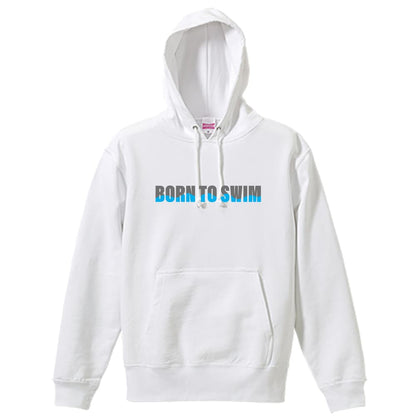 水泳 BORN TO SWIM 裏パイルプルオーバーパーカー