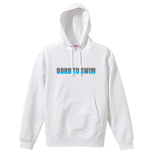 水泳 BORN TO SWIM 裏パイルプルオーバーパーカー