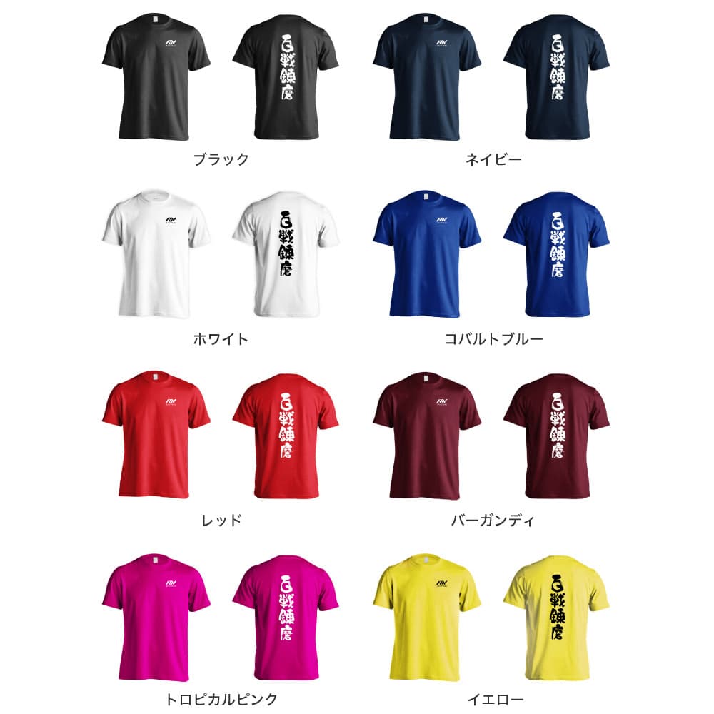 好きな四字熟語で注文 半袖プレミアムドライ スポーツTシャツ AW-4KN0001-TS-DRY
