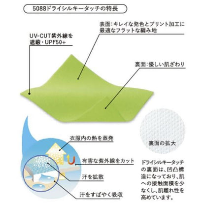 100枚以上 オリジナルプリント ドライシルキータッチ Tシャツ United Athle 5088-01