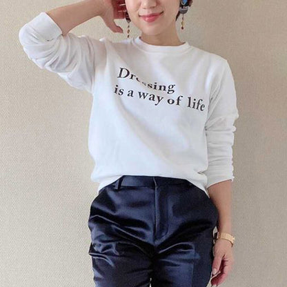 Dressing is a way of life スウェット ADORA00219-MLC-HAPPY002