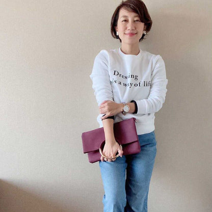 Dressing is a way of life スウェット ADORA00219-MLC-HAPPY002