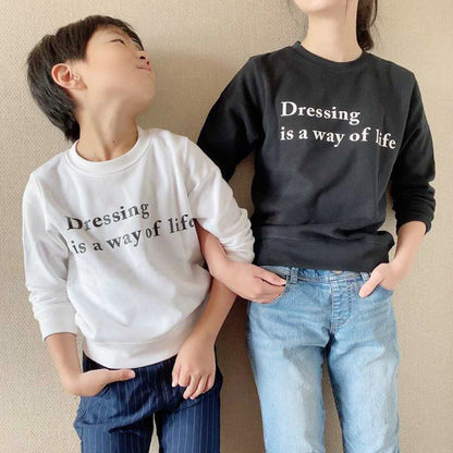 Dressing is a way of life スウェット ADORA00219-MLC-HAPPY002