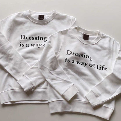 Dressing is a way of life スウェット ADORA00219-MLC-HAPPY002