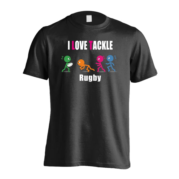 I LOVE TACKLE ラグビーTシャツ 半袖プレミアムドライ 練習着 AW-RUG1140-TS-DRY
